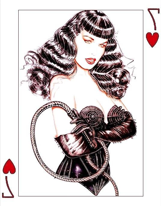 25P Erotic Playing Cards 6 - Betty Page for 
