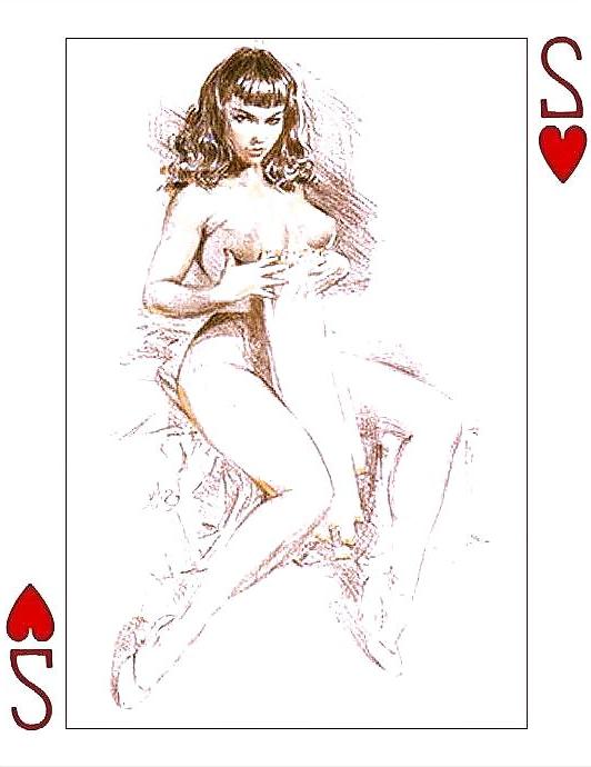25P Erotic Playing Cards 6 - Betty Page for 
