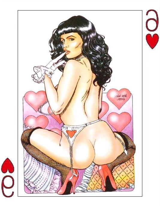 25P Erotic Playing Cards 6 - Betty Page for 
