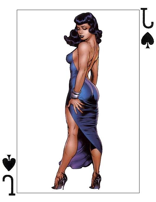 25P Erotic Playing Cards 6 - Betty Page for 