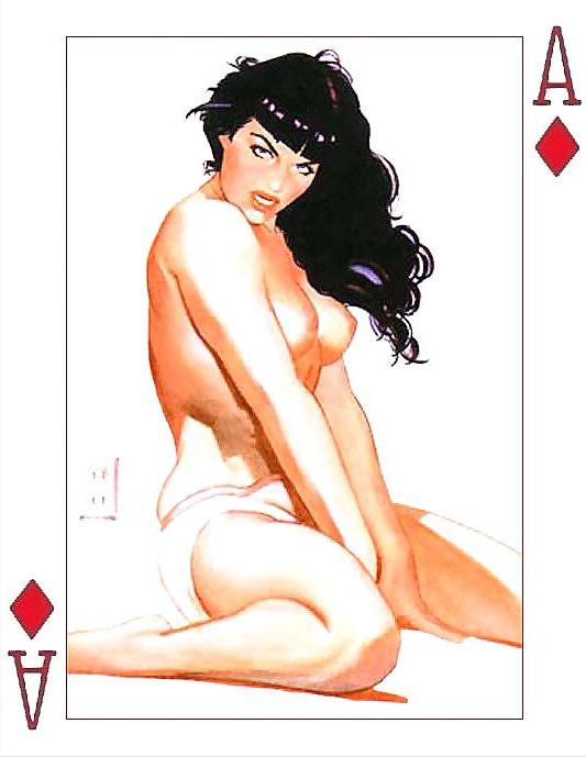 25P Erotic Playing Cards 6 - Betty Page for 