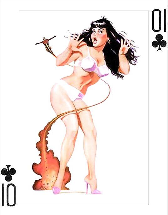 25P Erotic Playing Cards 6 - Betty Page for 