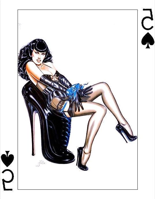 25P Erotic Playing Cards 6 - Betty Page for 