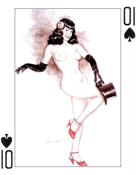 25P Erotic Playing Cards 6 - Betty Page for 