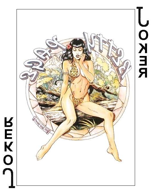 25P Erotic Playing Cards 6 - Betty Page for 