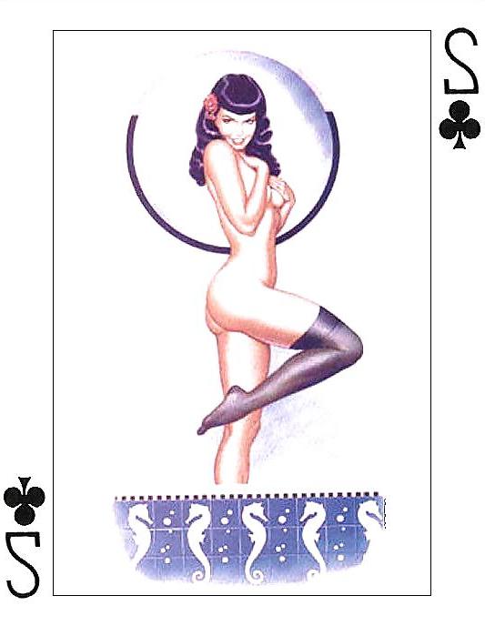 25P Erotic Playing Cards 6 - Betty Page for 