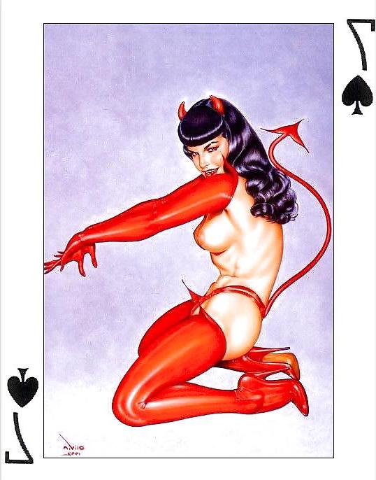 25P Erotic Playing Cards 6 - Betty Page for 