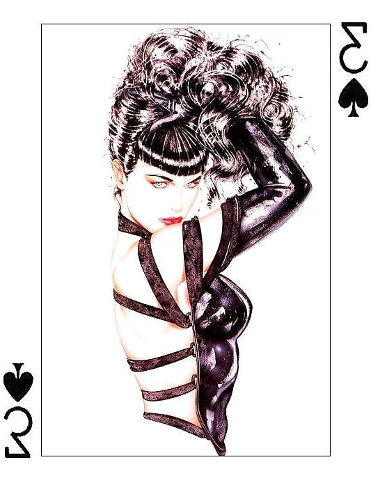 25P Erotic Playing Cards 6 - Betty Page for 