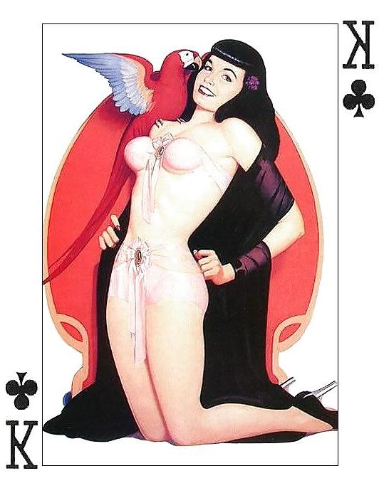 25P Erotic Playing Cards 6 - Betty Page for 