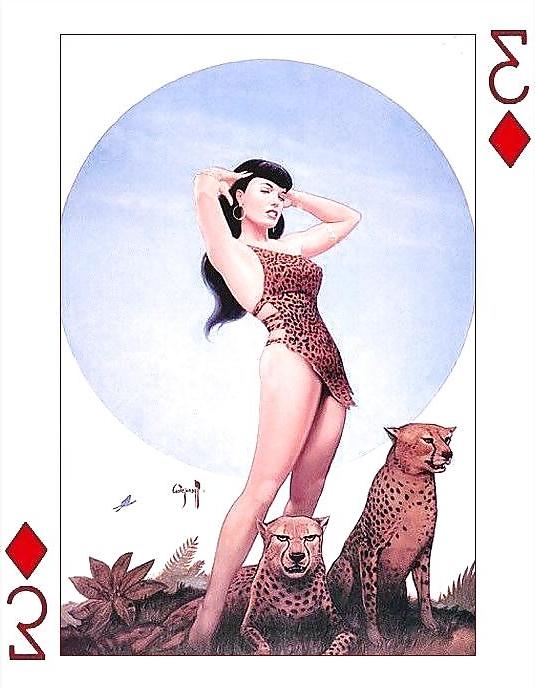 25P Erotic Playing Cards 6 - Betty Page for 