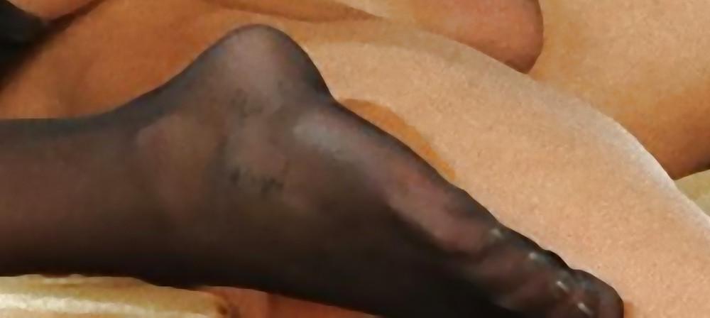 19P Angelica Kitten black stockings sex #1