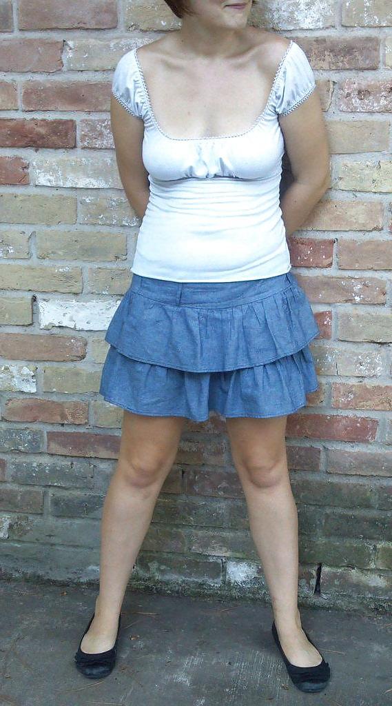 19P Pierced & Spread Wide Open Outdoors