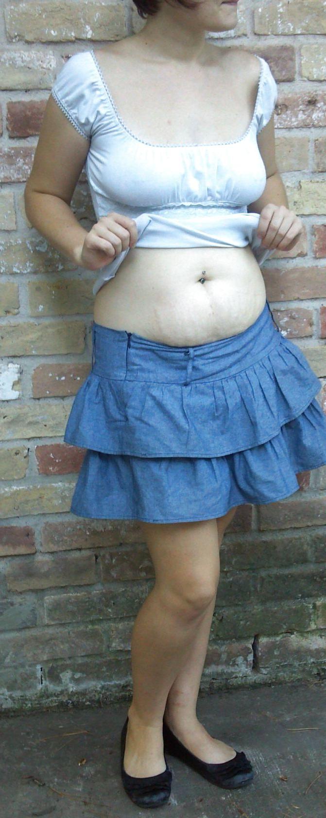 19P Pierced & Spread Wide Open Outdoors