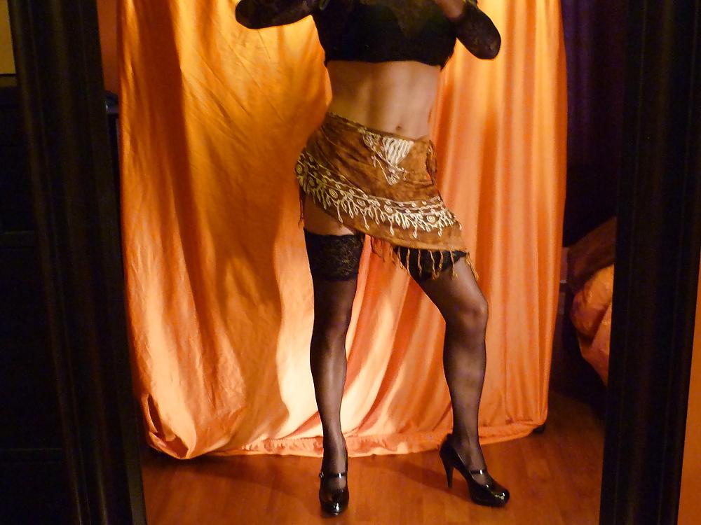 25P Me, in High heels and Stockings