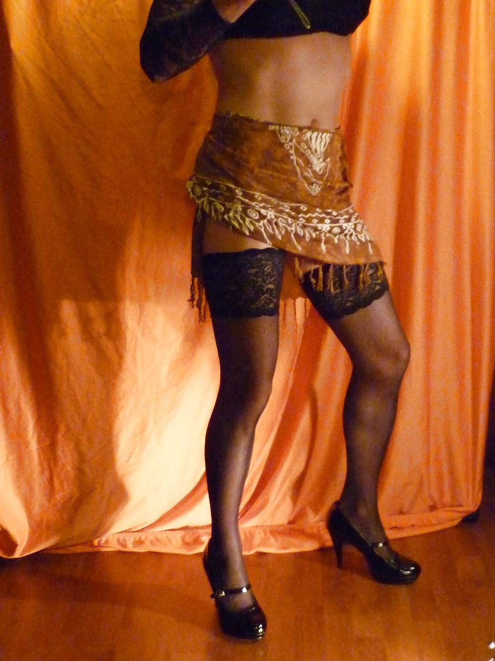 25P Me, in High heels and Stockings