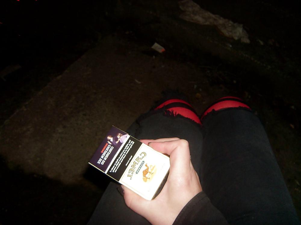 18P Emo girl streep tease
