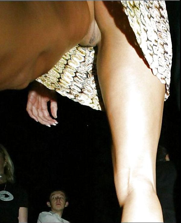 25P Celeb wardrobe malfunction vol VIII upskirt down blouse