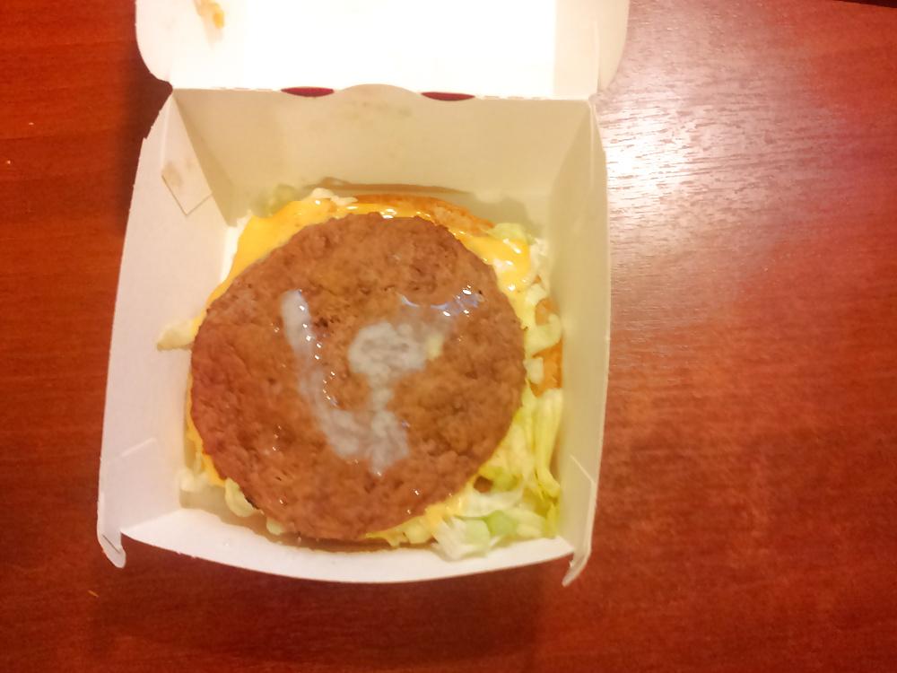 25P Cum on food