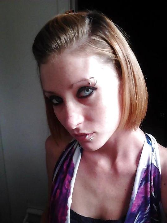 8P Amateur Ashley tiny tits tattoos piercing