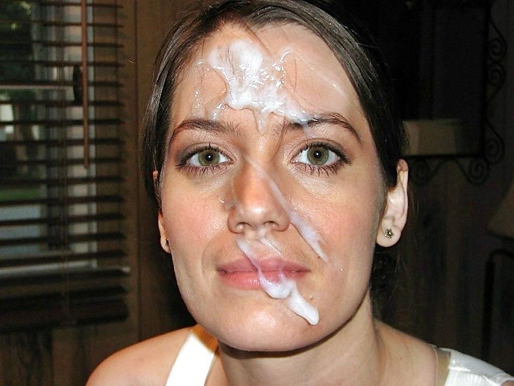 25P Cute girls with cum facials