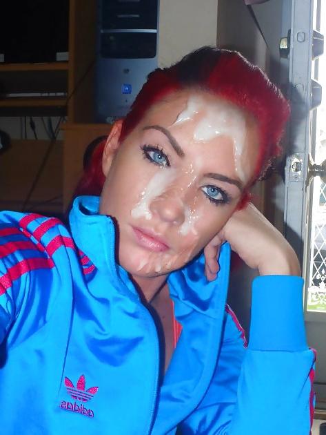 25P Cute girls with cum facials