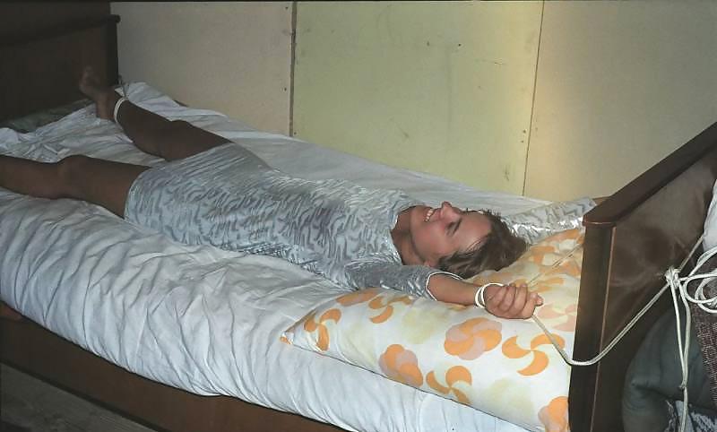 9P Tied Up on the Bed