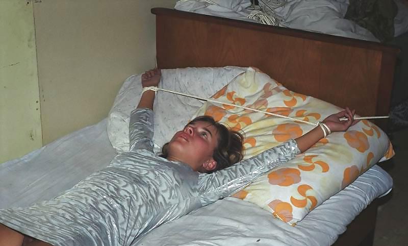 9P Tied Up on the Bed