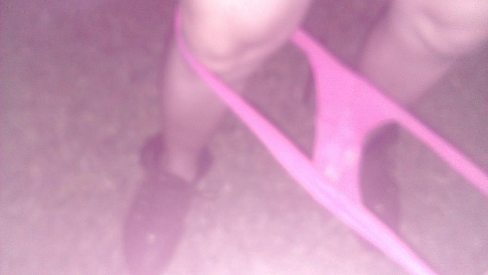 18P Sissy retrieving peed in panties
