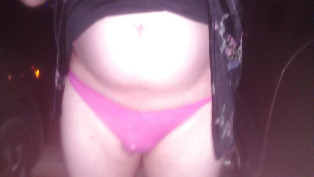 18P Sissy retrieving peed in panties