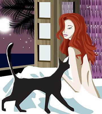 25P Women and cats, an eternal friendship story 