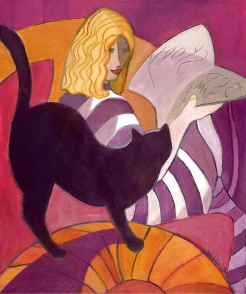 25P Women and cats, an eternal friendship story 