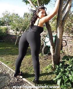 25P Big Ass Girl Big Booty - Spandex, Lycra, Leggings, Shiny