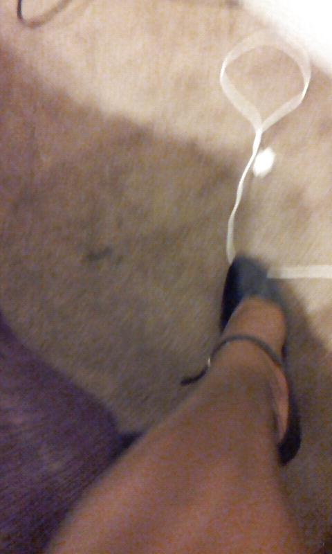 25P Stepmom's Heels and torn sheer pantyhose