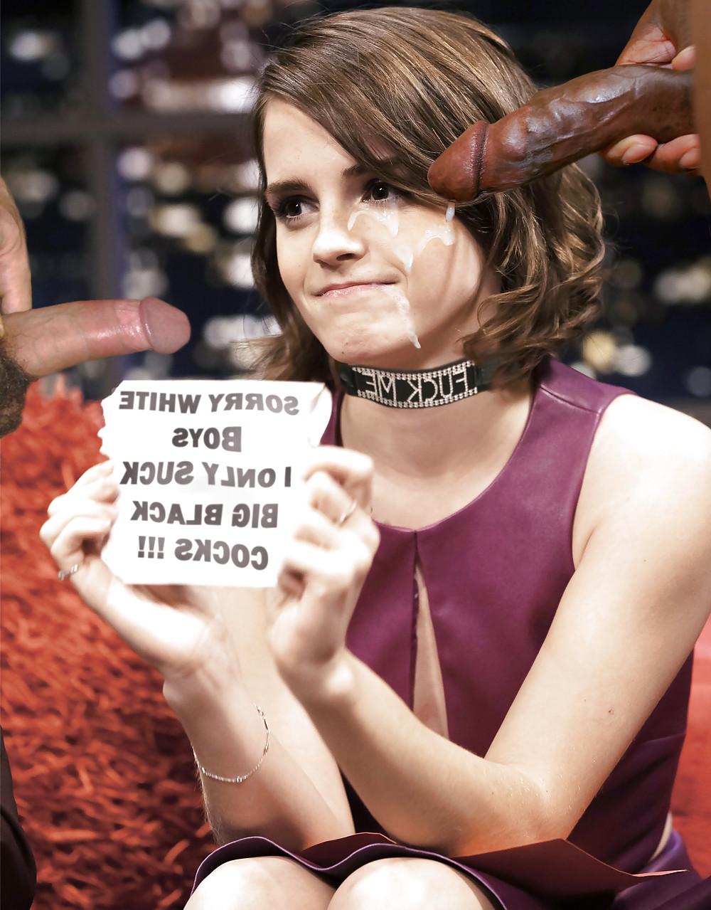 25P Emma Watson is a cumslut fuck toy.