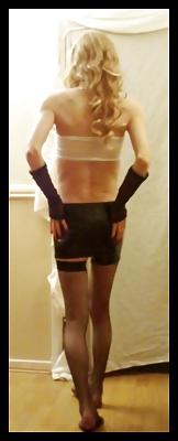 25P Transvestite crossdresser posing 