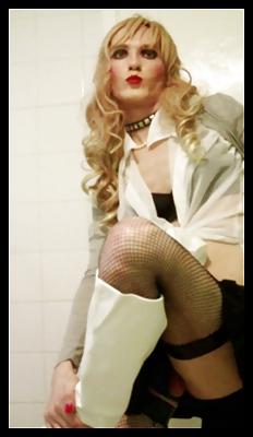 25P Transvestite crossdresser posing 