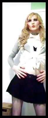 25P Transvestite crossdresser posing 