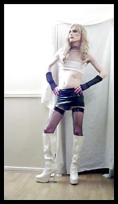 25P Transvestite crossdresser posing 