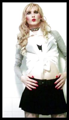 25P Transvestite crossdresser posing 