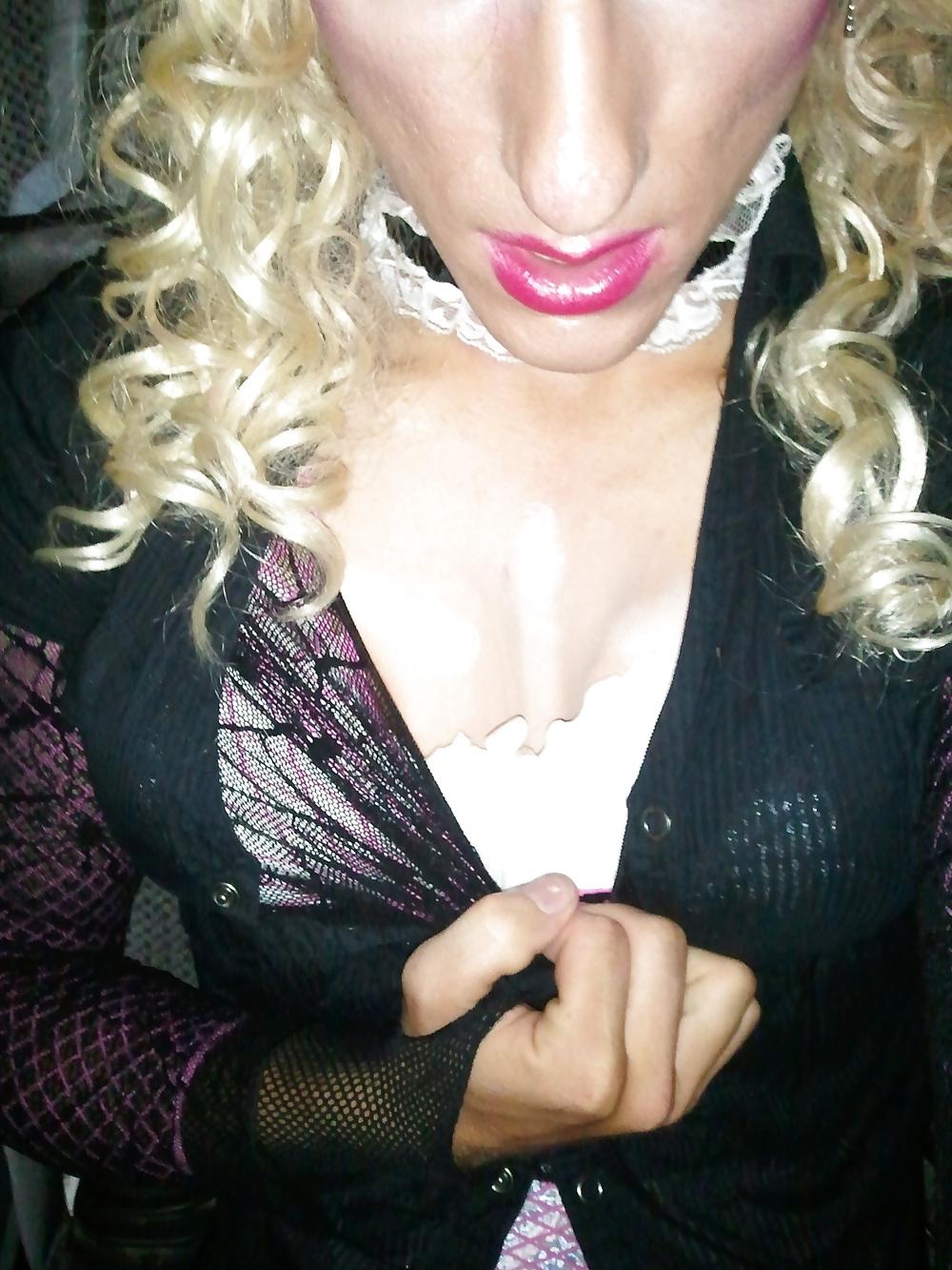 15P Crossdresser in Lingerie (Rubber Breasts)