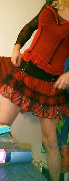 15P Crossdresser in Lingerie (Rubber Breasts)