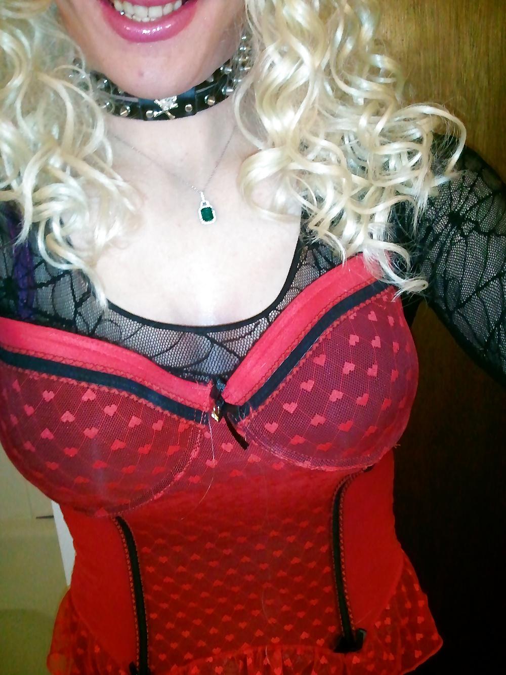 15P Crossdresser in Lingerie (Rubber Breasts)