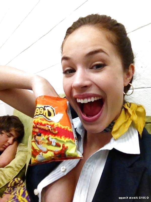 7P Alexis Knapp - big mouth, big boobs