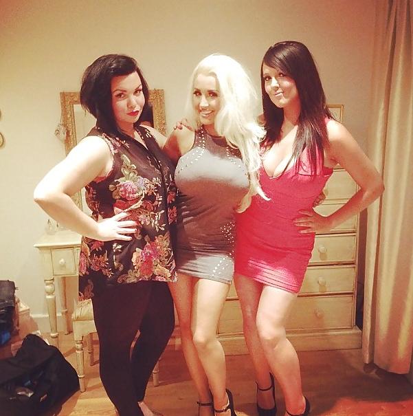 14P Blonde bitch with big fake boobs
