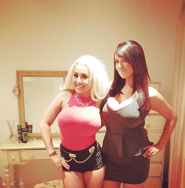14P Blonde bitch with big fake boobs