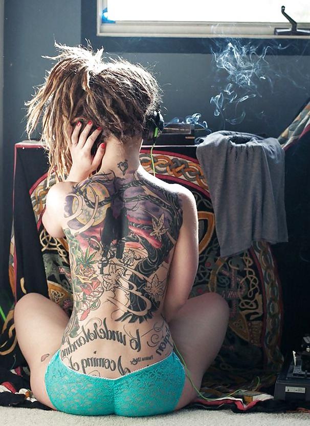 25P Suicide Girls Ass SG Tattooed Booty