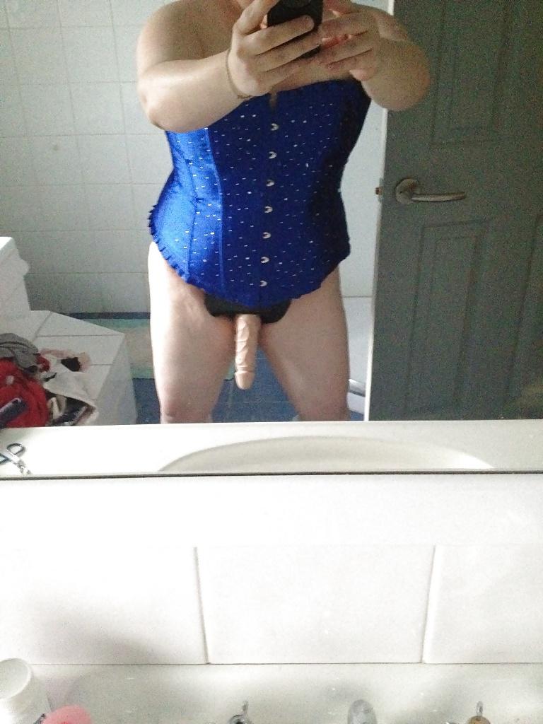 14P Stockings and strapon fun