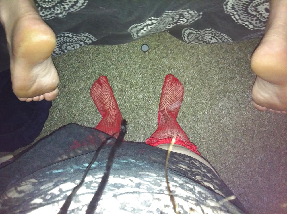 14P Stockings and strapon fun