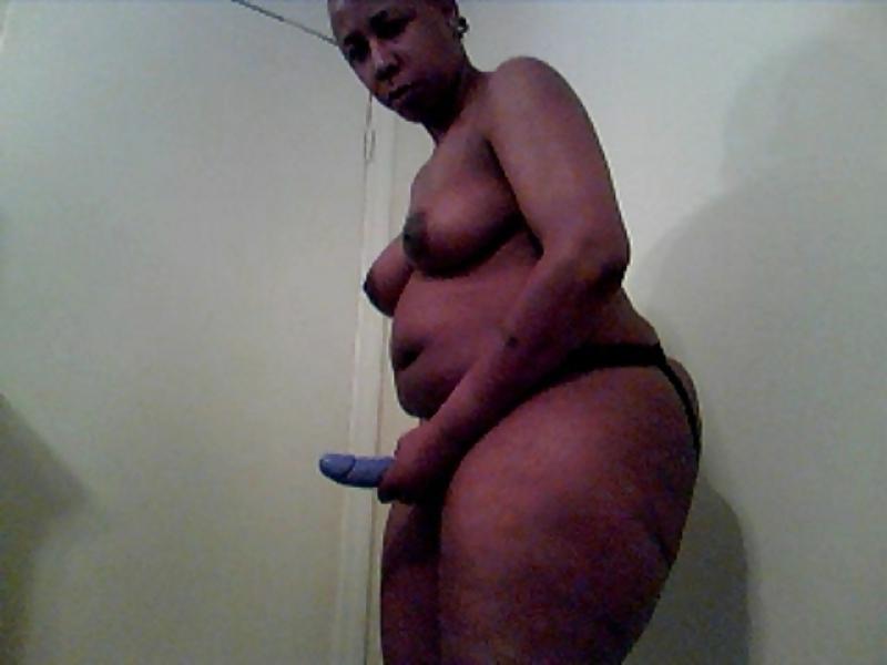 4P Posing with my purple strap-on
