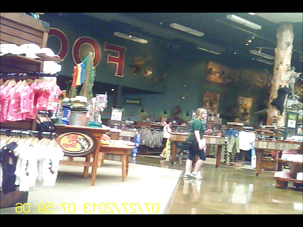 15P Chubby Blonde Store Clerk